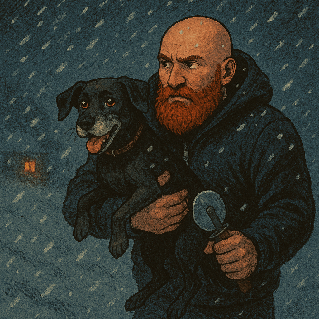 A stone gargoyle looking down, its features shrouded in shadow.